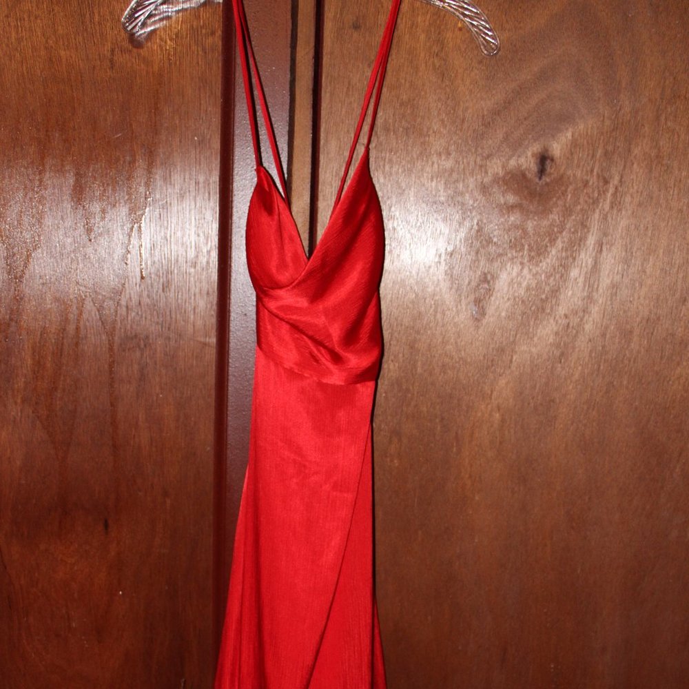 Urban Outfitters Cowl neck silk maxi dress